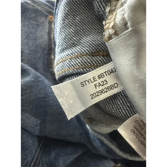 J. Crew Factory Slim Boyfriend Jean All-Day Stretch Plus Size 34 BT047 Blue Wash - Picture 8 of 12